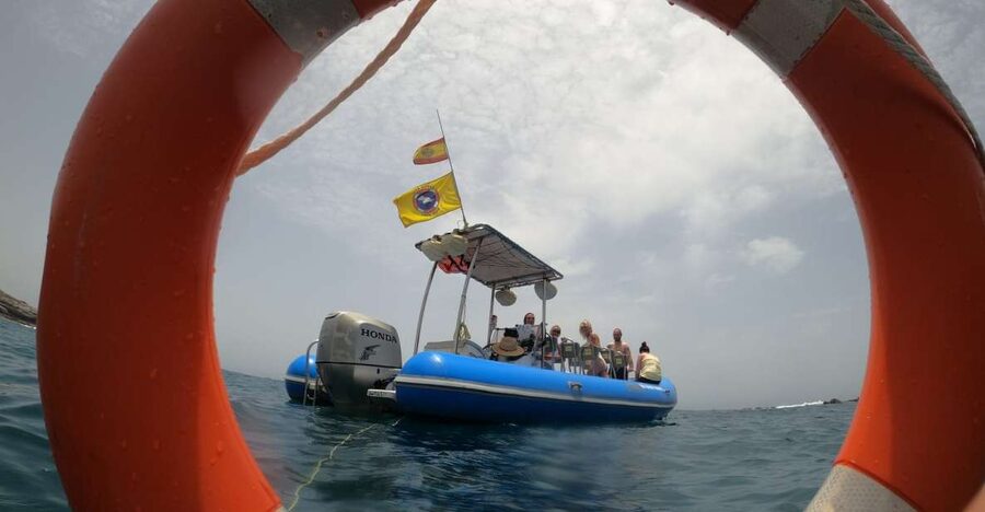 Puerto Colon: Dolphin and Whale Watching Speedboat Tour - Leaving Puerto Colón on a Small Atlantic Boat