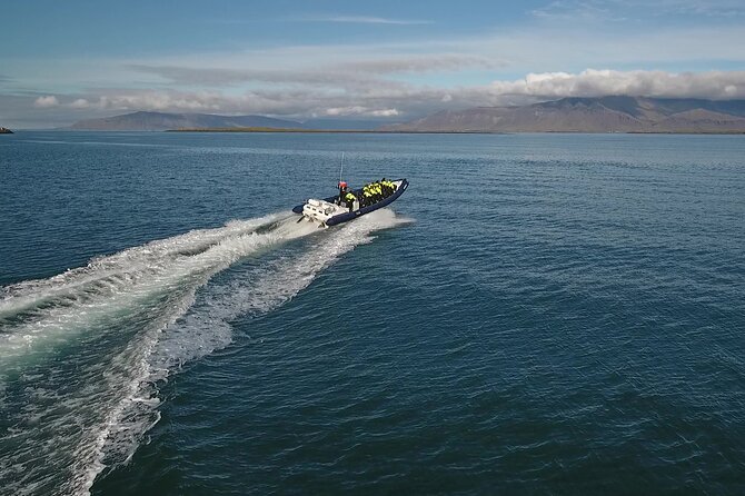 Puffin Express by RIB Speedboat from Reykjavík - Getting ready with overalls, goggles, and gloves