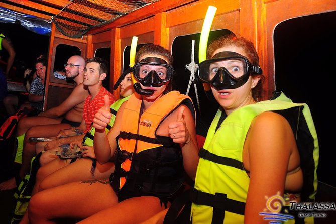 Railay and 4-Island Sunset Speedboat Cruise with Night Snorkel - The night snorkel is the tour’s big gamble