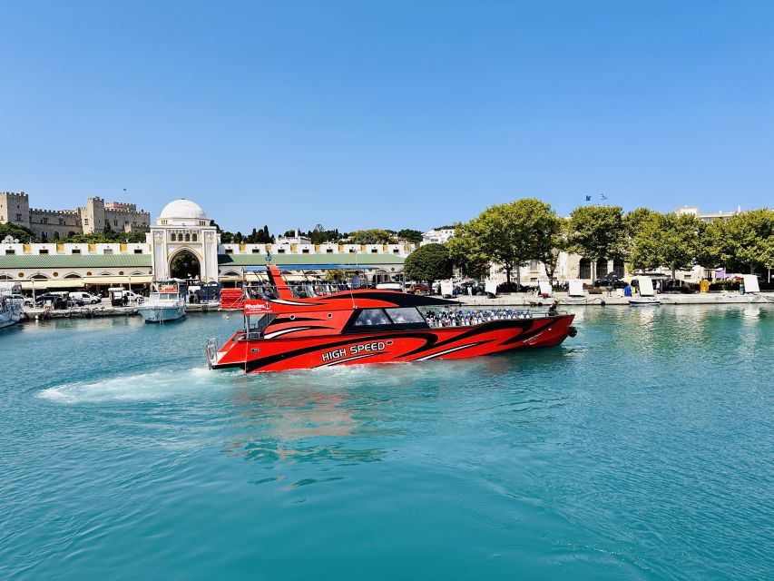 Rhodes: High Speed Boat Trip to Lindos - Why the fast boat makes sense for Lindos