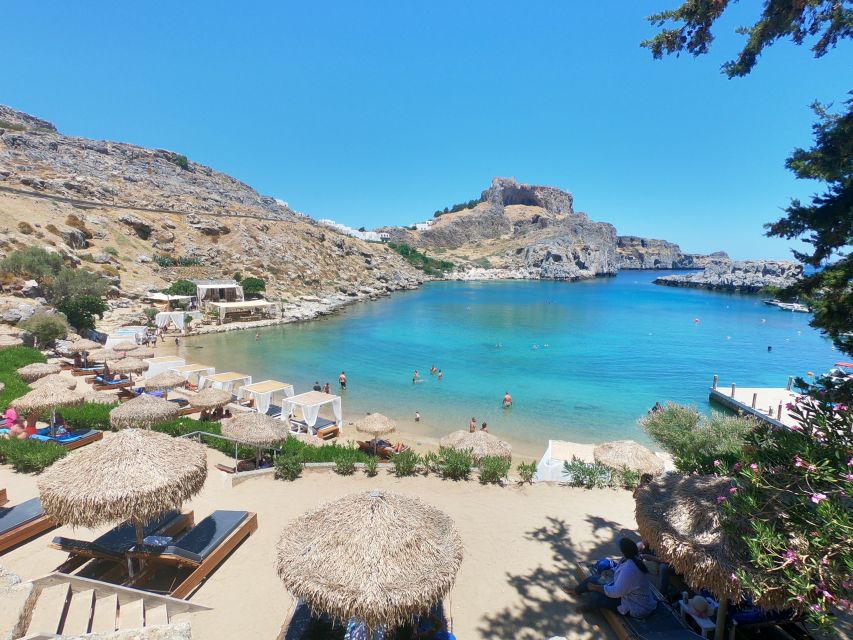 Rhodes: High Speed Boat Trip to Lindos - Leaving Mandraki Harbour and following Rhodes’ east coast