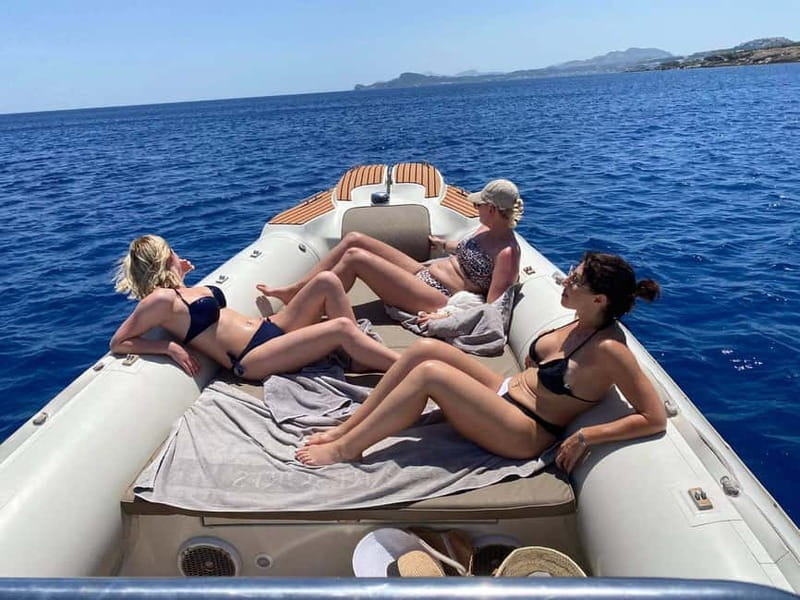 Rhodes: RIB Cruise with Drinks and 4 Swim Stops - Drinks, service, and the small-group feel