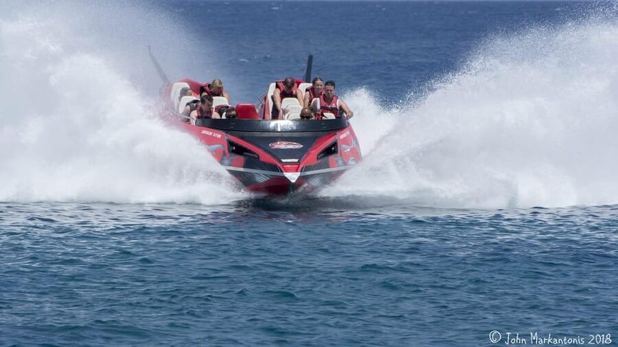 Rhodes Town: Adrenaline Jet Boat Adventure - The return to Mandraki Harbour