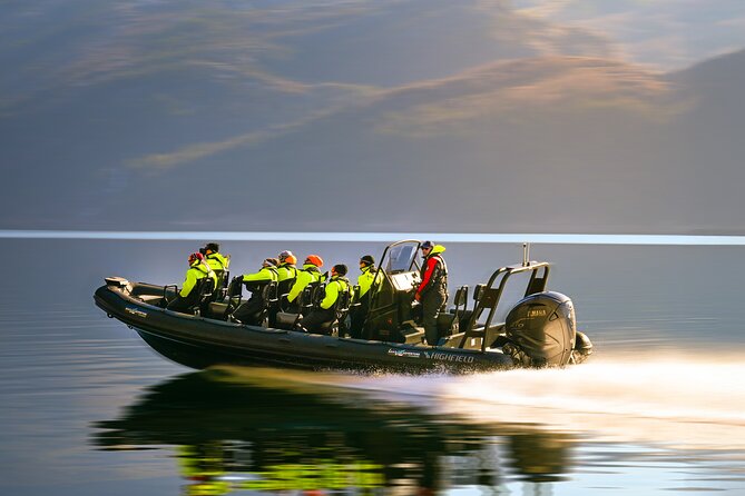 Rib adventure in the Lysefjord with boat house visit - Getting ready for a fast RIB ride