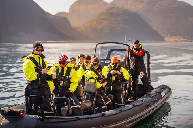 Rib adventure in the Lysefjord with boat house visit - Looking for seals, porpoises, and sea eagles