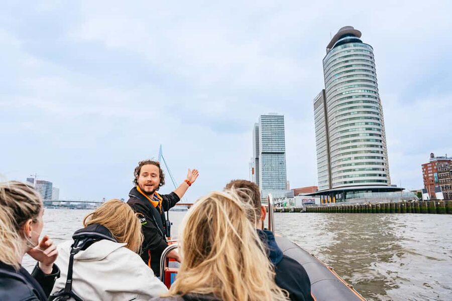 RIB Speedboat Sightseeing Cruise - Why Rotterdam makes sense from a speedboat
