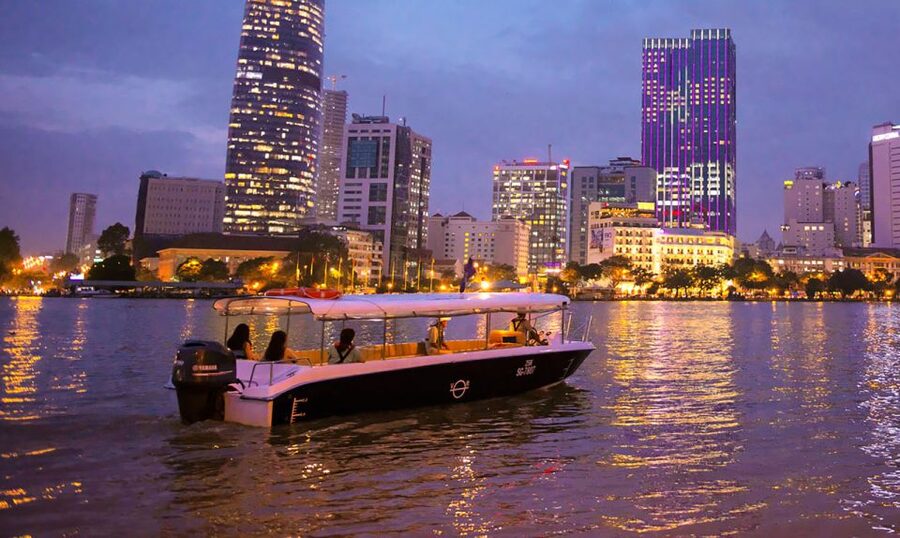 Romantic Sunset Cruise by Speedboat - Leaving the central hotels in Districts 1 and 3