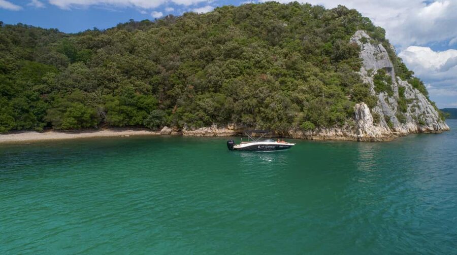 Rovinj or Vrsar: Rovinj Islands and Lim Fjord Speedboat Tour - Figarola Island, Golden Cape, and Katarina