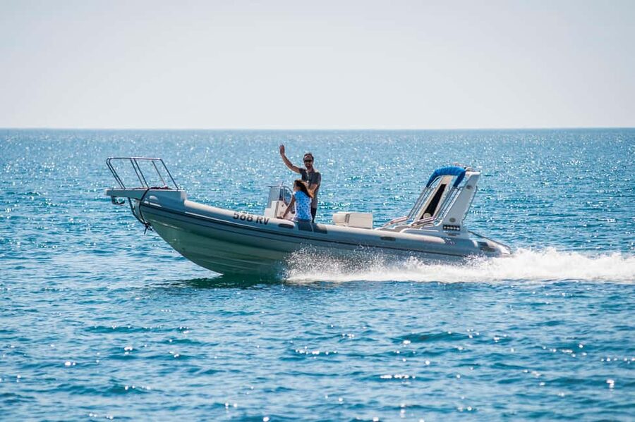 Rovinj: Red Island and Pirate Cave speedboat tour - Starting points at Villas Rubin or Valdibora