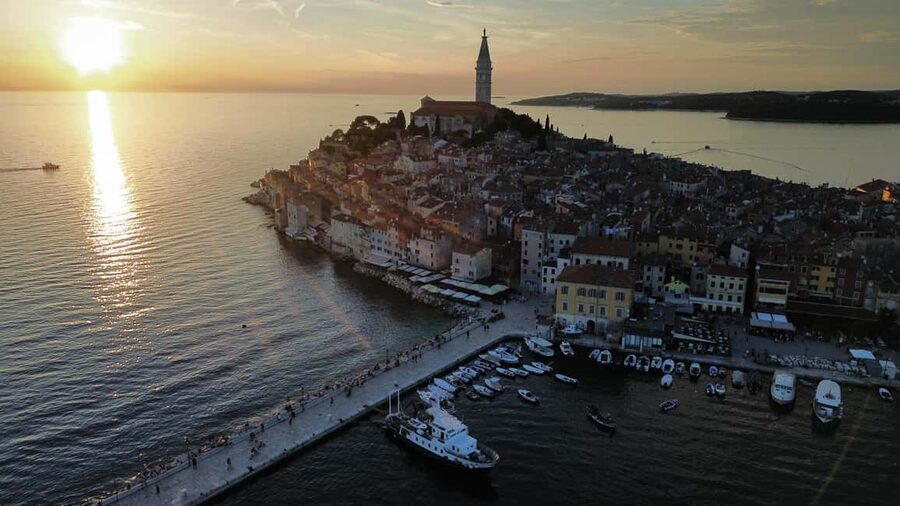 Rovinj: Sunset Speedboat Tour with Dolphin Watching - The best parts at a glance