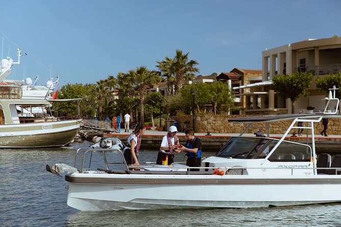 RYA Powerboat Level 1 and 2 Courses in Halkidiki - Learning the controls aboard the Styx