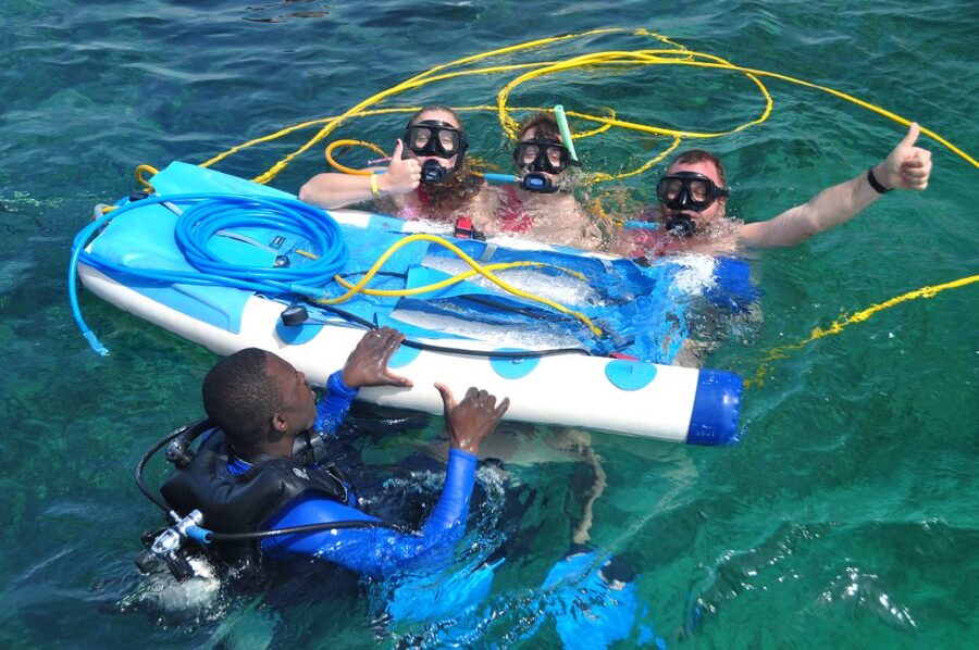 Sailing Splash Tour Speedboat, Snorkel, and Catamaran - Snorkeling above Punta Cana’s colorful reef