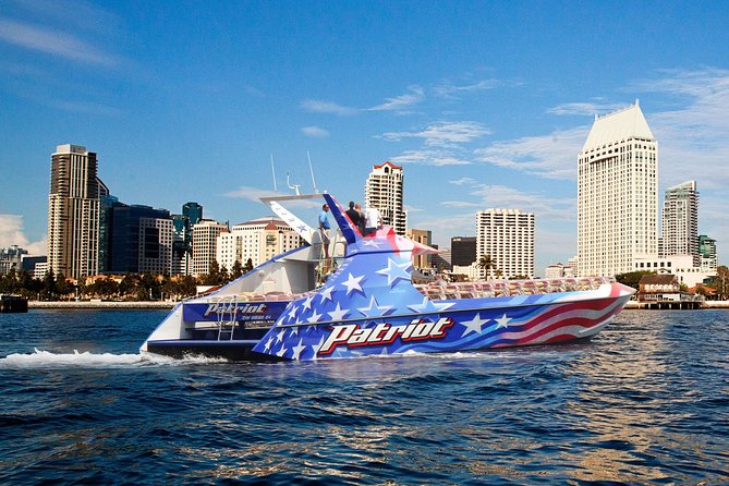 San Diego Bay Jet Boat Ride - From 990 North Harbor Drive to open water