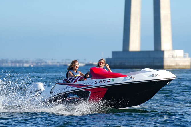 San Diego Harbor Speed Boat Adventure - Coronado Island, the naval base, and the bridge