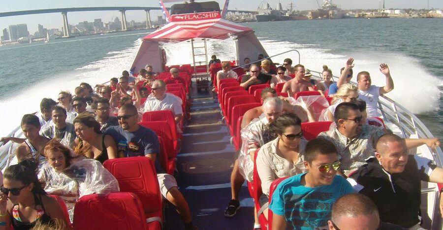 San Diego: Patriot Jet Boat Thrill Ride - The 30-minute route around San Diego Bay