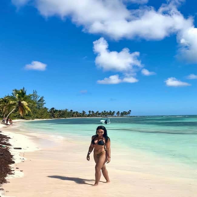 Saona Island Tour All Inclusive Speedboat and Catamaran - Speedboat to the natural pool