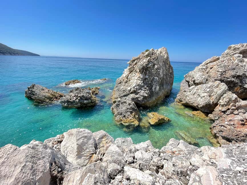 Sarandë Sea Safari: Speedboat to Hidden Coves & Wild Beaches - The secret stop and Plazhi i Ushtarit