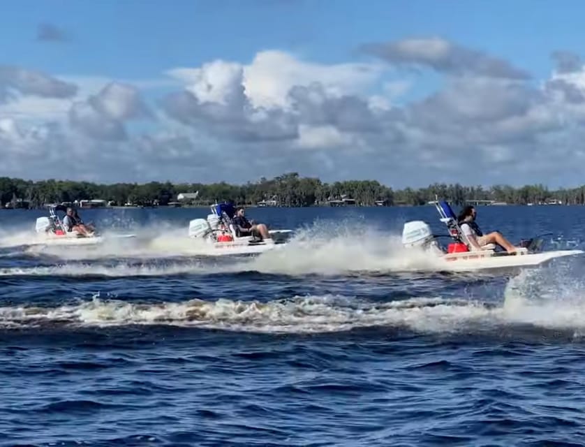 Sarasota: Island Adventures & Catamaran Speedboat Tour - Downtown Sarasota from the water, 20 minutes