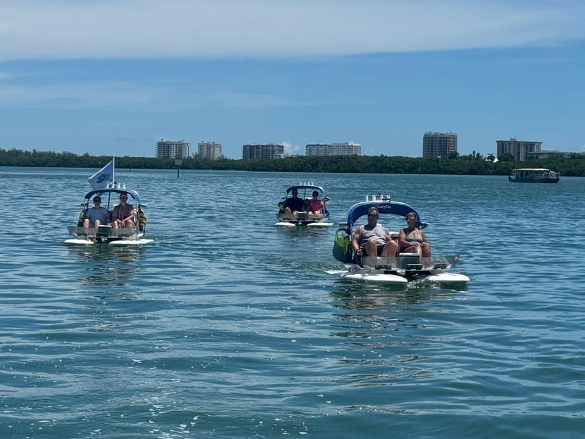 Sarasota: Island Adventures & Catamaran Speedboat Tour - Siesta Key, 30 minutes of changing views