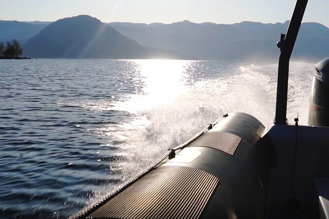 Scenic RIB adventure to Hardangerfjord & Fyksesund from Øystese - Fyksesund and the remote village of Botnen