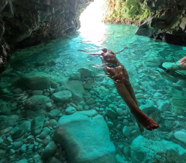Secret Blue Cave & Grama Bay - Speed Boat Tour - The Blue Cave is the visual high point