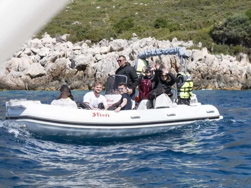 Secret Blue Cave & Grama Bay - Speed Boat Tour - Haxhi Ali Cave and the story of a pirate