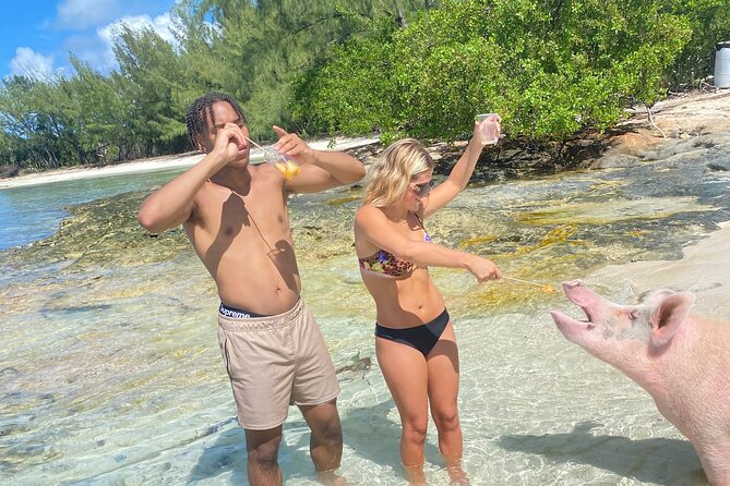 Self Drive Speedboat and Swim with the Pigs - Who will enjoy this Nassau activity most?
