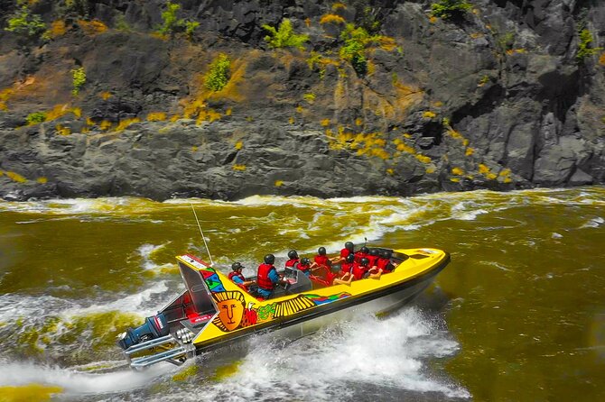Shearwater Adventure Jet Boat Experience in Victoria Falls - The 465-horsepower ride through Batoka Gorge
