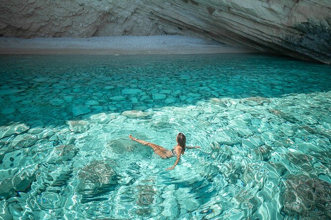 Shipwreck and Blue Caves - Private Speedboat Tour (up to 6 pax) - Seeing Shipwreck Beach from the water