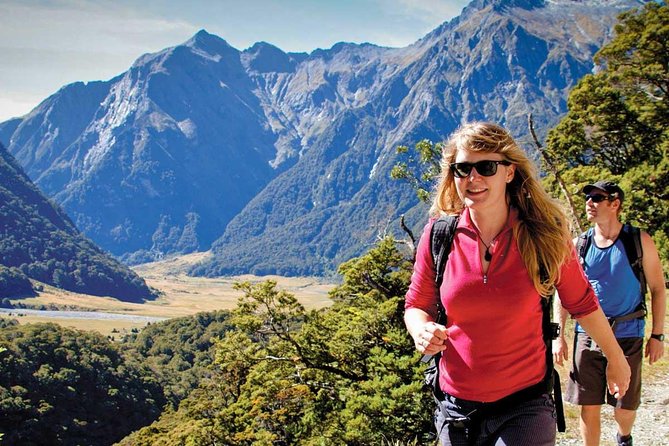 Siberia Experience:Fly-Hike-Jetboat:Wilderness Adventure:Wanaka - Taking off from Makarora over the Southern Alps