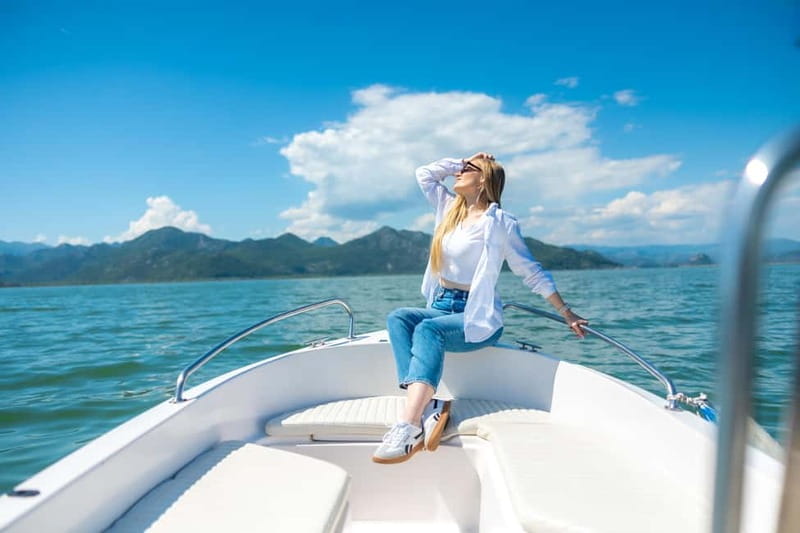 Skadar Lake Virpazar : Speed Boat Special ! - Open water, islands, and old lake stories