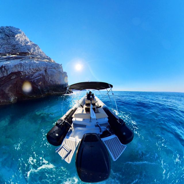 Skiathos: Private Day Cruise with a Speed Boat around island - Lunch, towels, and what you pay for