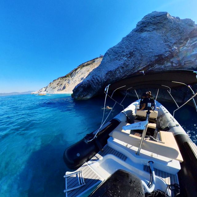 Skiathos: Private Lalaria Beach and Caves Speedboat Tour - The quiet cove and Kastro Beach