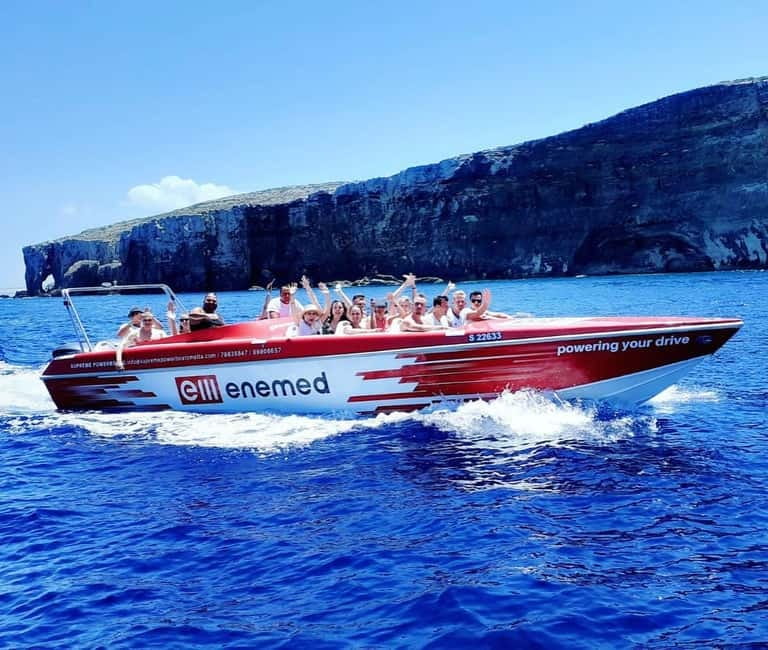 Sliema: Powerboat trip to Gozo & Comino with Caves - Gozo: 2.5 hours to make your own plan