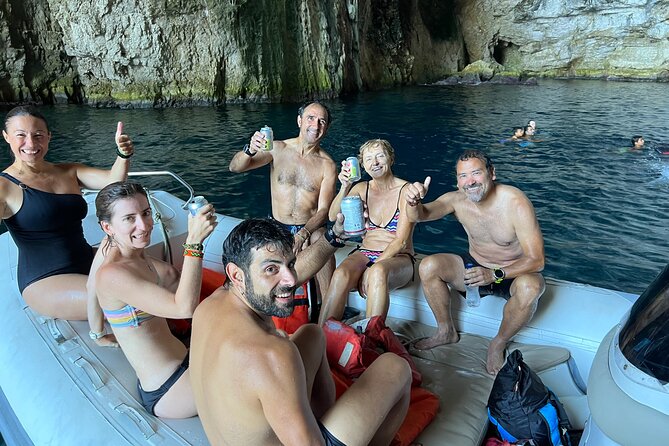 Small Group Speedboat Excursion to Haxhi Ali and Dafina Caves - Dafina Bay gives you the longest swim stop