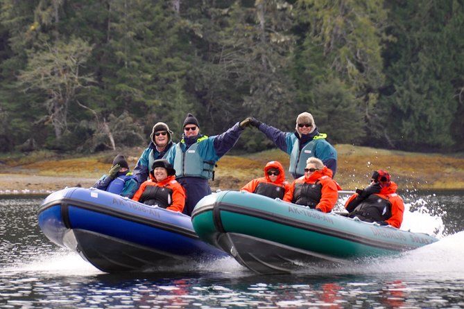 Small-Group Zodiac Wilderness Adventure from Ketchikan - Learning To Handle A 14-Foot Zodiac