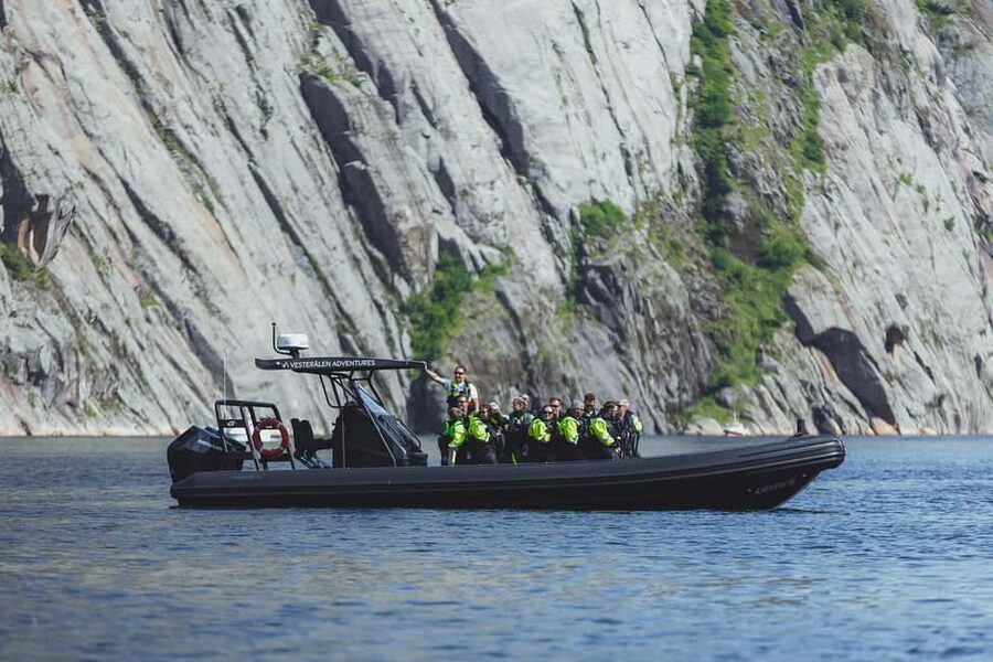 Sortland: Trollfjord RIB Boat Tour - From Sortland’s blue waterfront to Raftsundet
