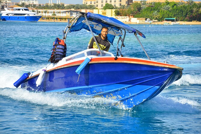 Speed Boat Abo Munkar Island & Water Sport Semi Private-Hurghada - Snacks, Drinks, and the Food Question