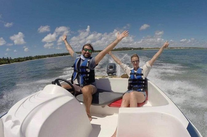 Speed Boat and Snorkeling in Punta Cana Bavaro - The natural pool is beautiful, busy, and less peaceful