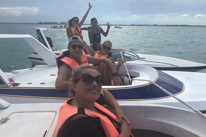 Speed Boat & Snorkel Tour with transportation ( only Cancun zone area) - Reaching Angel Reef near Puerto Morelos