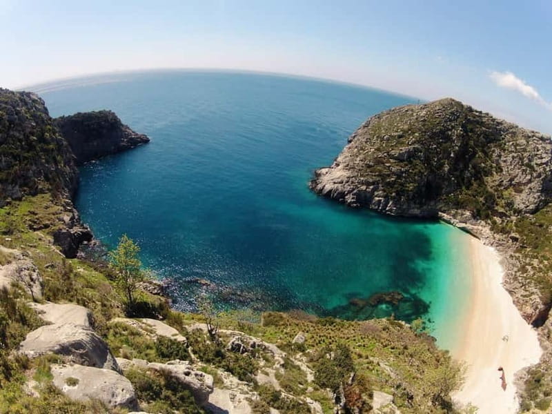 Speed boat to Dafina Bay and Haxhi Ali Cave - Bristan Bay and the Quiet Side of the Peninsula