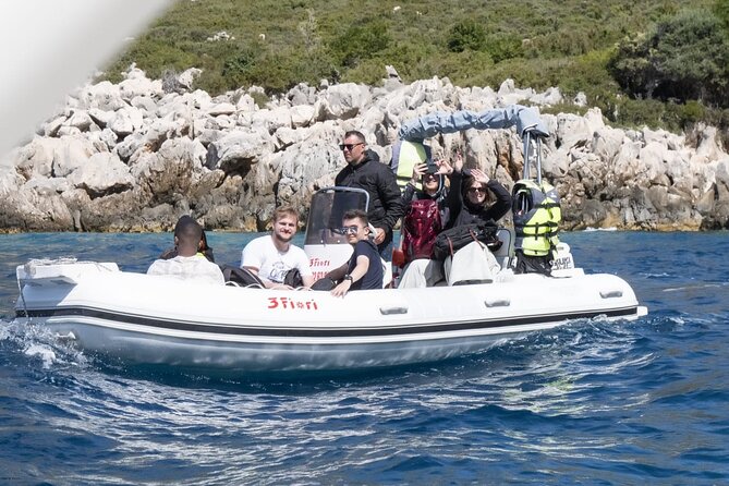Speed Boat Tour to Vlore's Secret Blue Cave at Grama Bay - Bristani Bay, also called Bear’s Bay