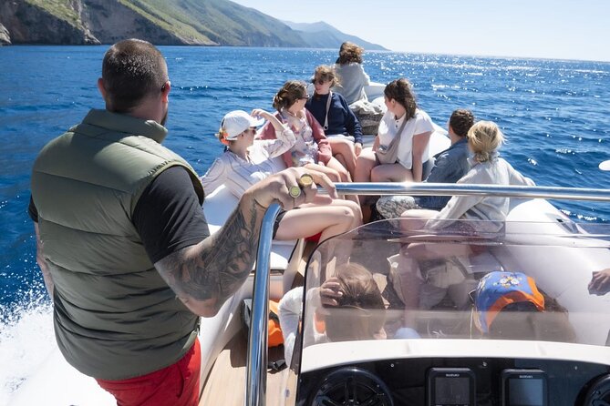 Speed Boat Tour to Vlore's Secret Blue Cave at Grama Bay - Smuggler’s Bay and the Dukat stop