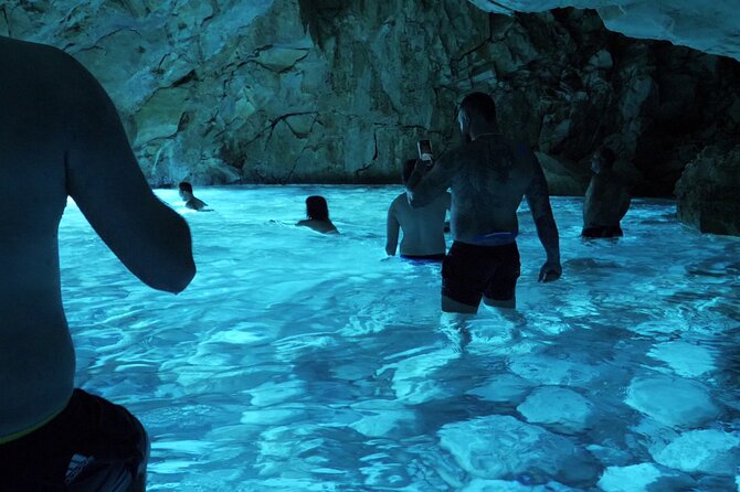 Speed Boat Tour to Vlore's Secret Blue Cave at Grama Bay - Starting at Haxhi Ali Cave