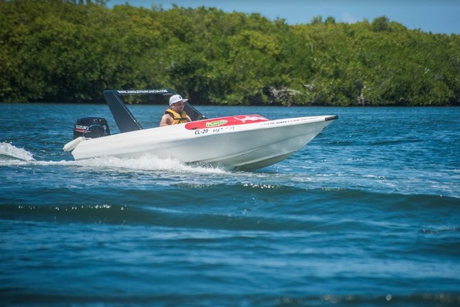 Speedboat and snorkel tour: Single Passenger Boat - What happens during the two-hour outing