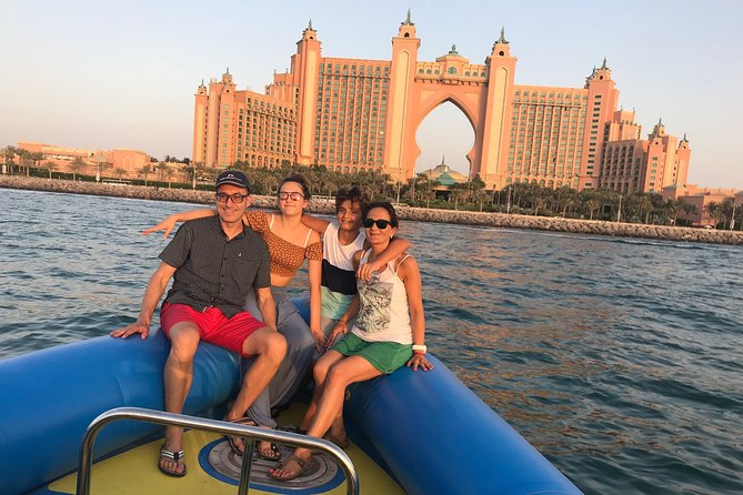 Speedboat Dubai: 60 Mins Guided Burj Al Arab & Atlantis Tour - The crew and photo service