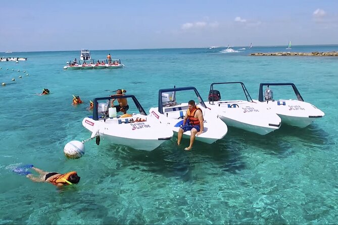 Speedboat Excursion: Thrilling Drive & Snorkel in Cancun Lagoon! - Leaving Marina Chac Chikm on the speedboat