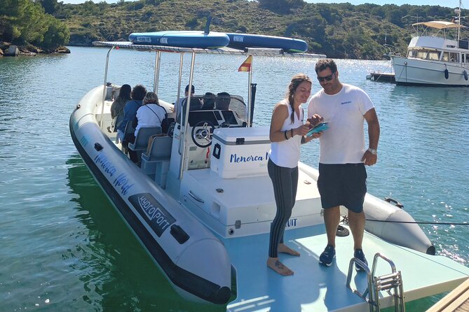 Speedboat excursion through the coves of northern Menorca - Port d’Addaia: A Calm Start and Finish
