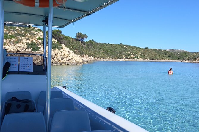 Speedboat excursion through the coves of northern Menorca - Cala’n Tosqueta: The Main Water Stop