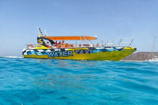 SpeedBoat Shuttle to Lobos Island - The 20-minute speedboat crossing from Corralejo